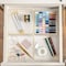 Martha Stewart Kerry 4 Pack Plastic Stackable Office Desk Drawer Organizers with Gold Trim, 6 x 6 BE-PB9049-G-4-CLRGLD-MS - alternate 3